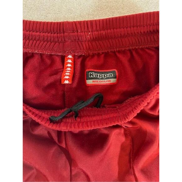 Kappa Banda Tapered Sweatpants Track Men's M Red Sport Trouser Zip Bottom (play- - Picture 6 of 6